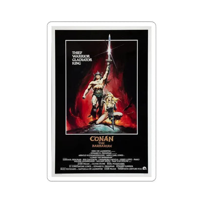 Conan the Barbarian 1982 Movie Poster STICKER Vinyl Die-Cut Decal 5 Inch - The Sticker Space