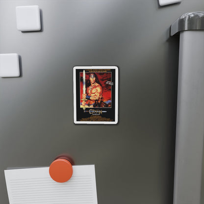 CONAN THE DESTROYER 1984 Movie Poster - Die-Cut Magnet-The Sticker Space