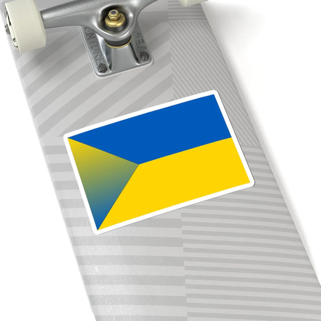 Conceptual flag of Yellow Ukraine (Ukraine) STICKER Vinyl Kiss-Cut Decal - The Sticker Space