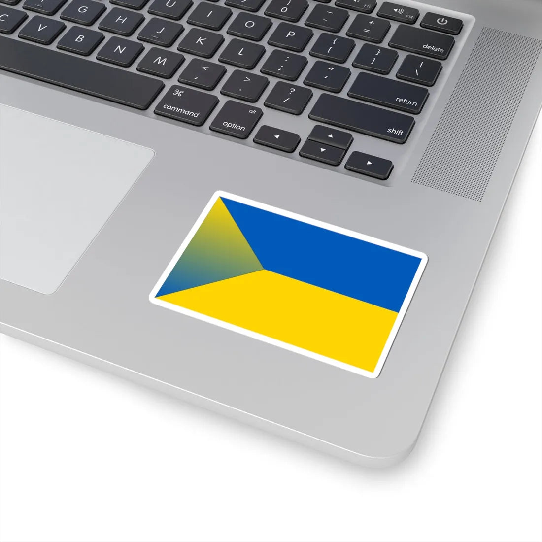 Conceptual flag of Yellow Ukraine (Ukraine) STICKER Vinyl Kiss-Cut Decal - The Sticker Space