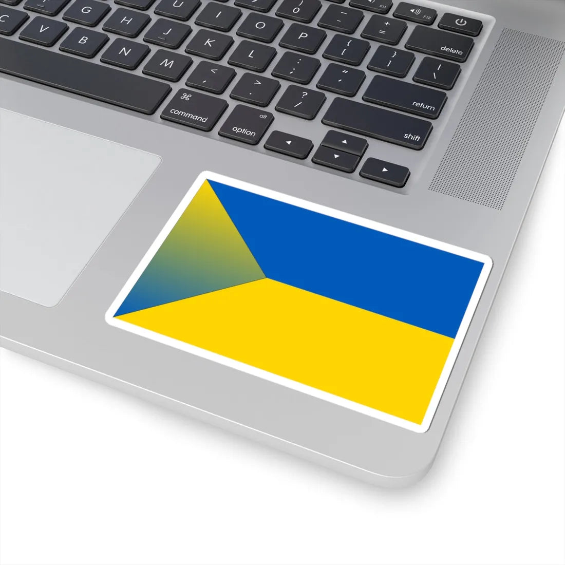 Conceptual flag of Yellow Ukraine (Ukraine) STICKER Vinyl Kiss-Cut Decal - The Sticker Space
