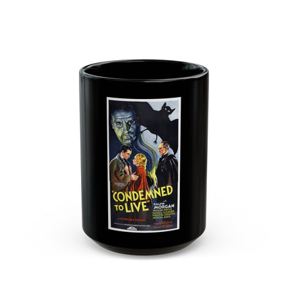 CONDEMNED TO LIVE 1935 Movie Poster - Black Coffee Mug-15oz-The Sticker Space