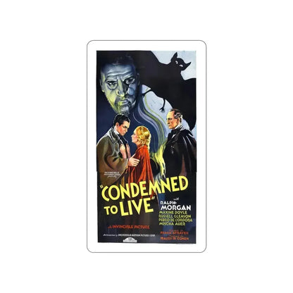 CONDEMNED TO LIVE 1935 Movie Poster STICKER Vinyl Die-Cut Decal 4 Inch - The Sticker Space