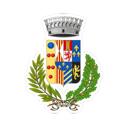 Condrò-Stemma (Italy) (Coat of Arms) STICKER Vinyl Kiss-Cut Decal 3 Inch White - The Sticker Space