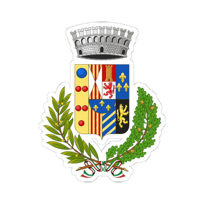 Condrò-Stemma (Italy) (Coat of Arms) STICKER Vinyl Kiss-Cut Decal 6 Inch White - The Sticker Space