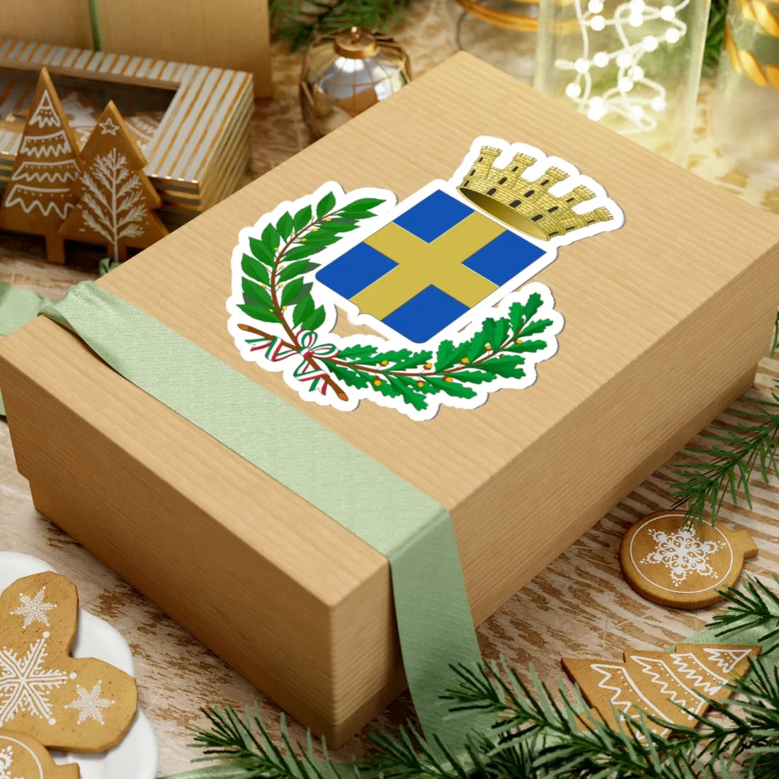 Conegliano TV-Stemma (Italy) (Coat of Arms) STICKER Vinyl Kiss-Cut Decal - The Sticker Space