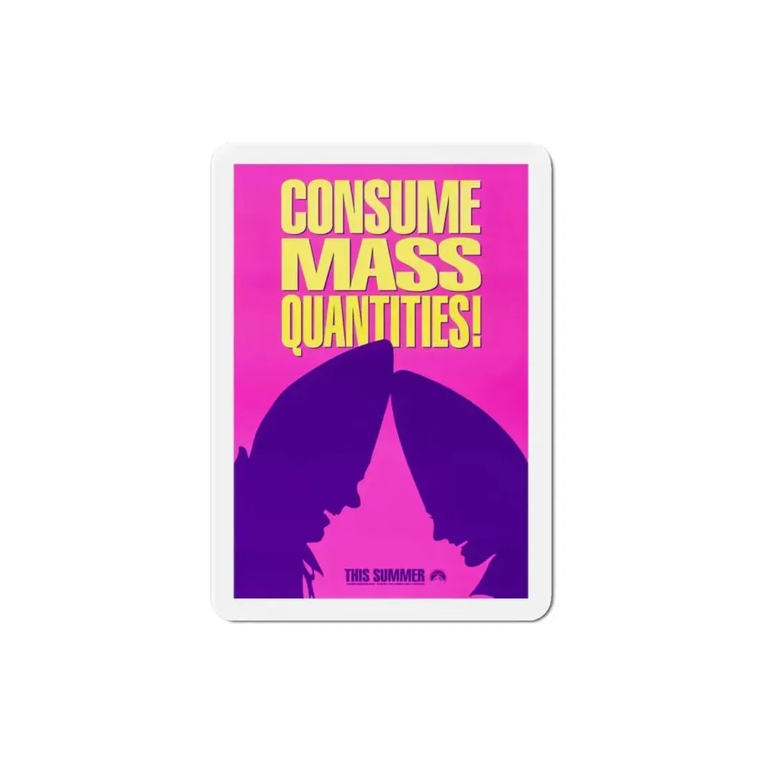 Coneheads 1993 Movie Poster Refrigerator Magnet 3 Inch - The Sticker Space