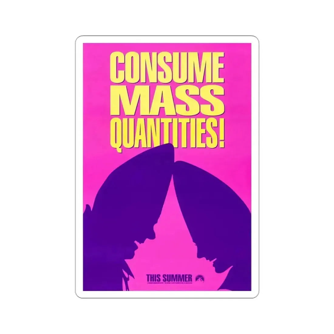 Coneheads 1993 Movie Poster STICKER Vinyl Die-Cut Decal 3 Inch - The Sticker Space