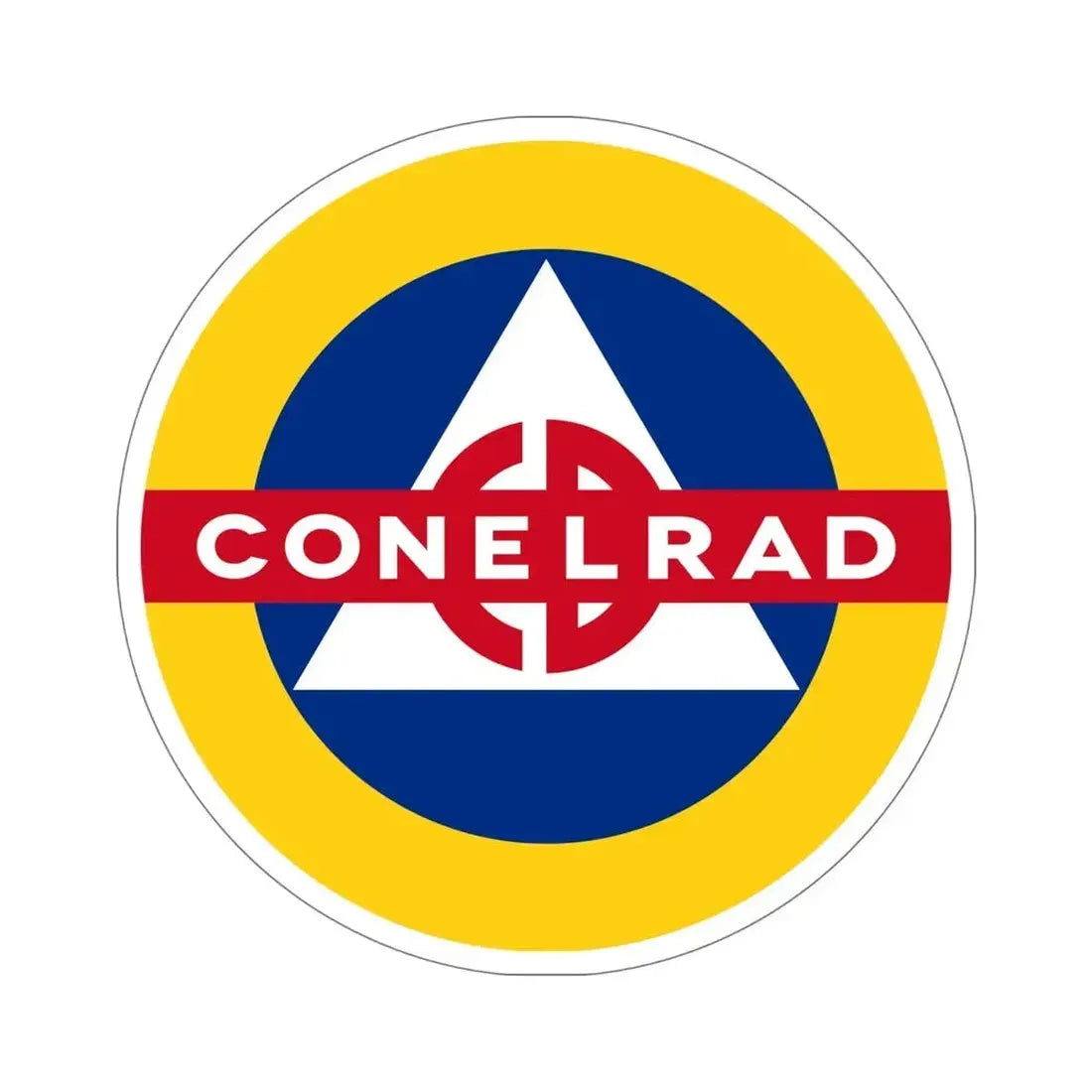 CONELRAD STICKER Vinyl Die-Cut Decal - The Sticker Space