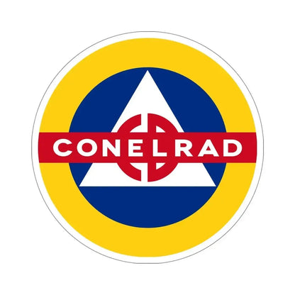CONELRAD STICKER Vinyl Die-Cut Decal - The Sticker Space