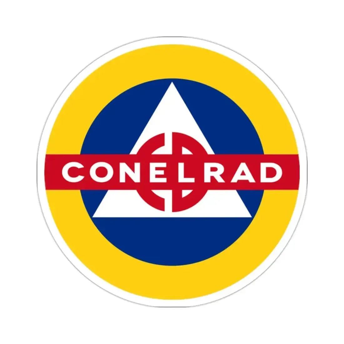 CONELRAD STICKER Vinyl Die-Cut Decal - The Sticker Space