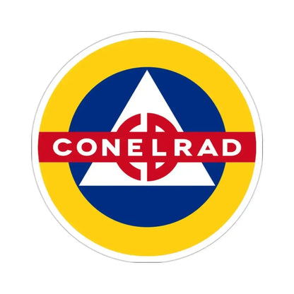CONELRAD STICKER Vinyl Die-Cut Decal - The Sticker Space