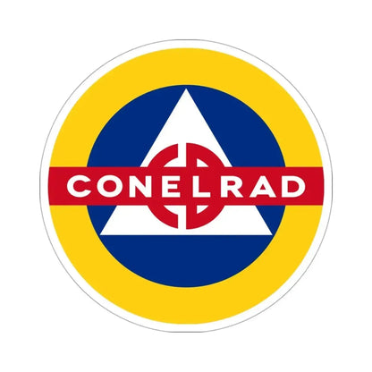 CONELRAD STICKER Vinyl Die-Cut Decal - The Sticker Space