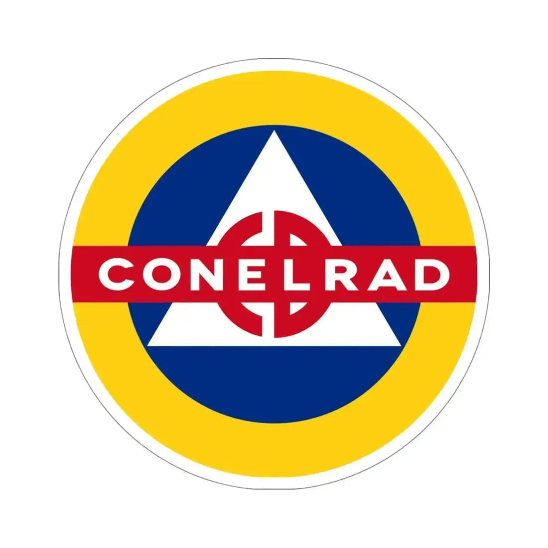 CONELRAD STICKER Vinyl Die-Cut Decal - The Sticker Space