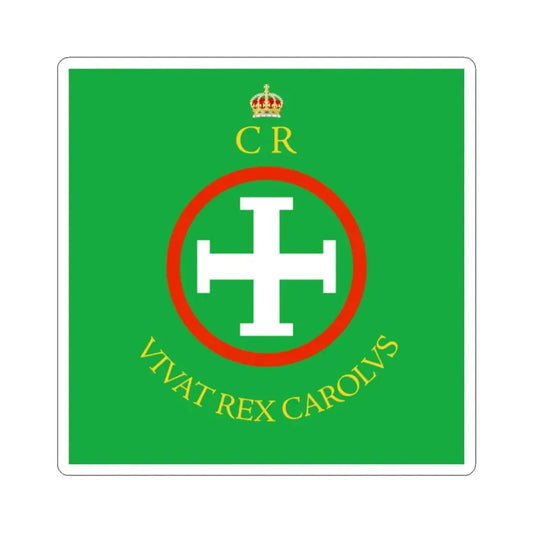 Confederate Ireland battle flag (Ireland) STICKER Vinyl Kiss-Cut Decal 2 Inch White - The Sticker Space