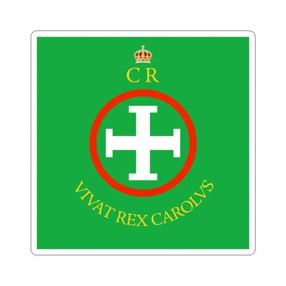 Confederate Ireland battle flag (Ireland) STICKER Vinyl Kiss-Cut Decal 3 Inch White - The Sticker Space