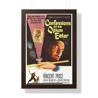 CONFESSIONS OF AN OPIUM EATER 1962 - Framed Movie Poster 16″ x 24″ Walnut - The Sticker Space
