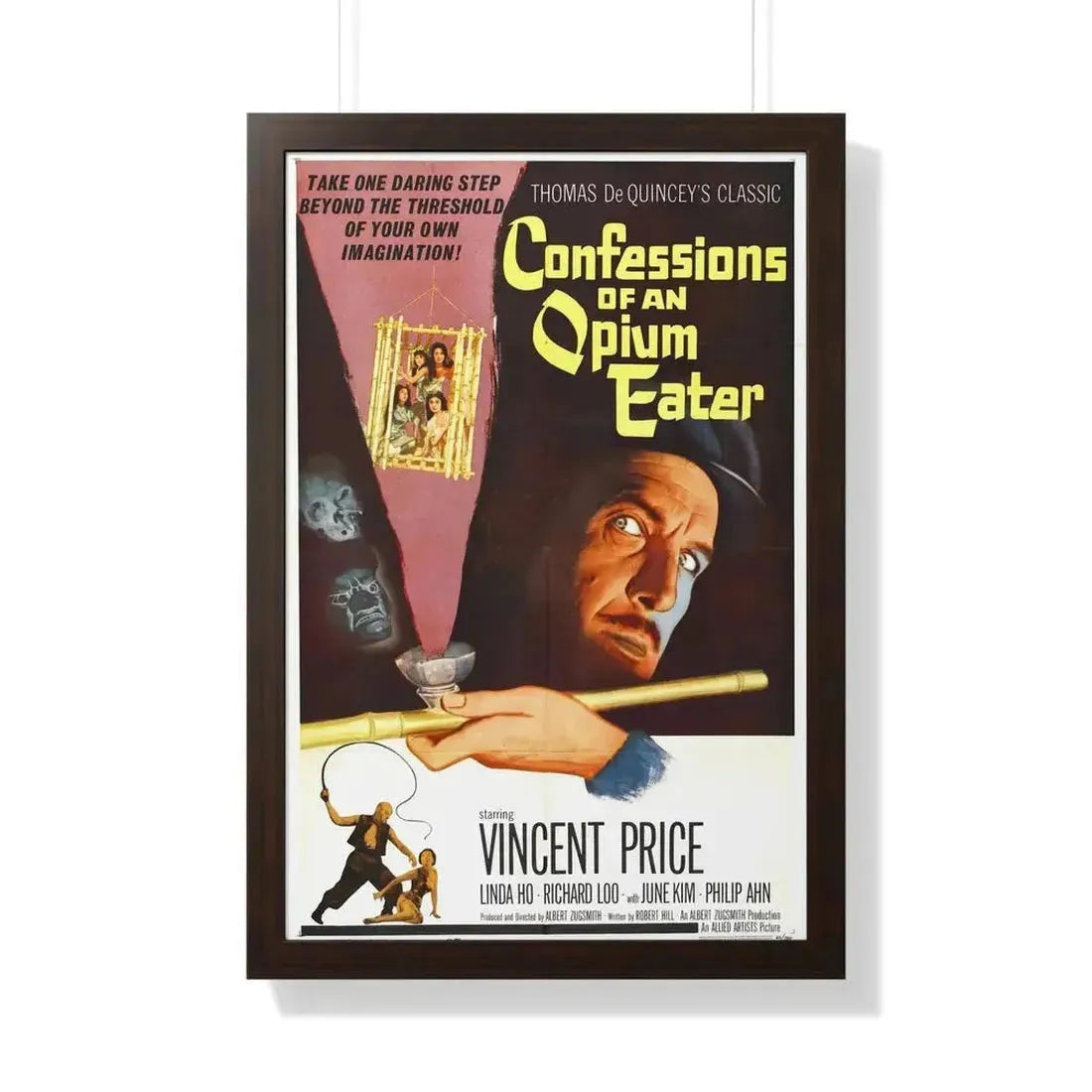 CONFESSIONS OF AN OPIUM EATER 1962 - Framed Movie Poster - The Sticker Space