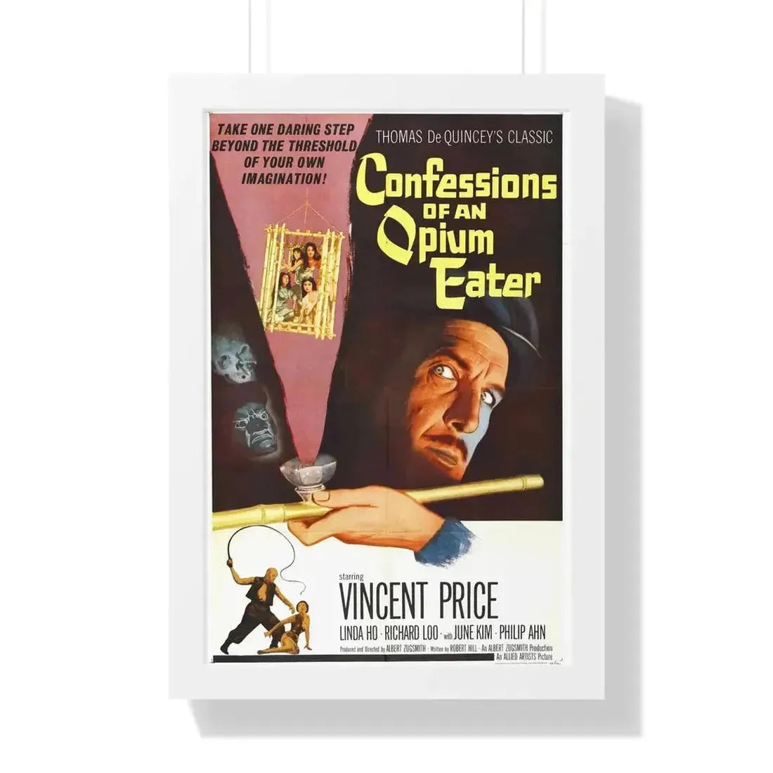 CONFESSIONS OF AN OPIUM EATER 1962 - Framed Movie Poster - The Sticker Space