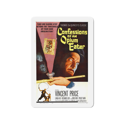 CONFESSIONS OF AN OPIUM EATER 1962 Movie Poster - Die-Cut Magnet-3" x 3"-The Sticker Space