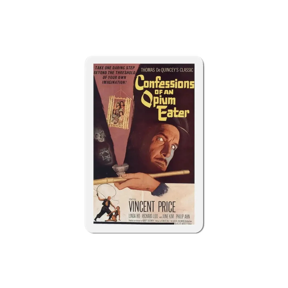 Confessions of an Opium Eater 1962 Movie Poster Refrigerator Magnet - The Sticker Space