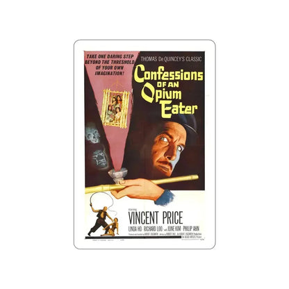CONFESSIONS OF AN OPIUM EATER 1962 Movie Poster STICKER Vinyl Die-Cut Decal 4 Inch - The Sticker Space