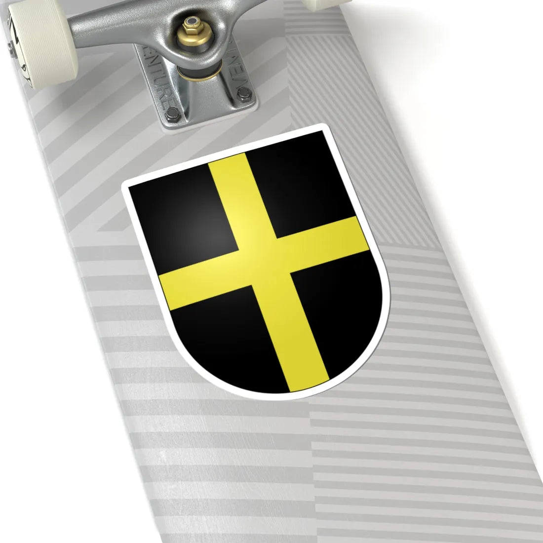 Confignon-coat of arms (Switzerland) (Coat of Arms) STICKER Vinyl Kiss-Cut Decal - The Sticker Space