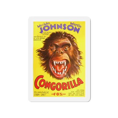 CONGORILLA 1932 Movie Poster - Die-Cut Magnet-4" x 4"-The Sticker Space