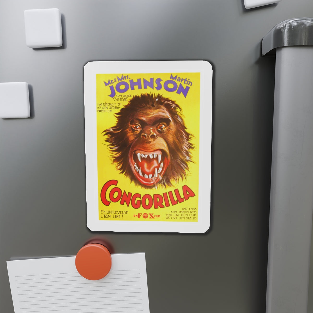 CONGORILLA 1932 Movie Poster - Die-Cut Magnet-The Sticker Space