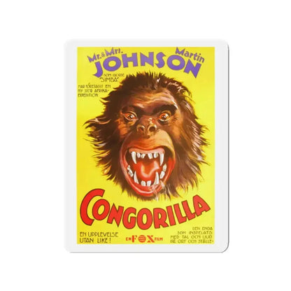 CONGORILLA 1932 Movie Poster - Refrigerator Magnet - The Sticker Space
