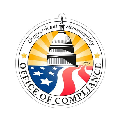 Congress Office of Compliance STICKER Vinyl Die-Cut Decal 4 Inch - The Sticker Space