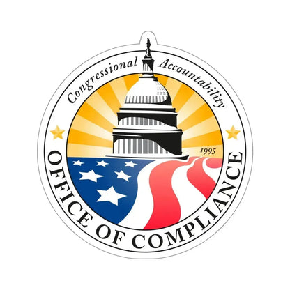 Congress Office of Compliance STICKER Vinyl Die-Cut Decal 5 Inch - The Sticker Space