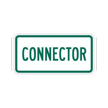Connector plate Vermont (Vermont) (Road Sign) STICKER Vinyl Kiss-Cut Decal 2 Inch White - The Sticker Space
