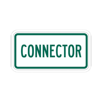Connector plate Vermont (Vermont) (Road Sign) STICKER Vinyl Kiss-Cut Decal 4 Inch White - The Sticker Space