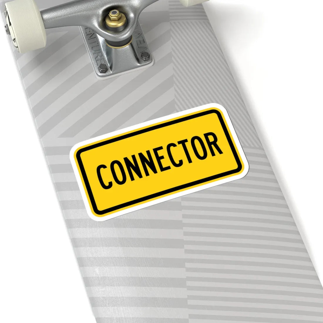 Connector plate Wyoming (Wyoming) (Road Sign) STICKER Vinyl Kiss-Cut Decal - The Sticker Space