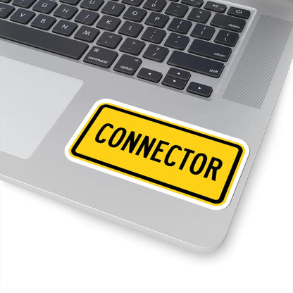 Connector plate Wyoming (Wyoming) (Road Sign) STICKER Vinyl Kiss-Cut Decal - The Sticker Space