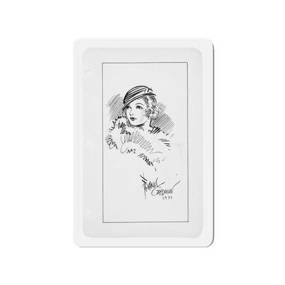 Connie Illustration (1933) (Magazine Illustration) Refrigerator Magnet-3" x 3"-The Sticker Space