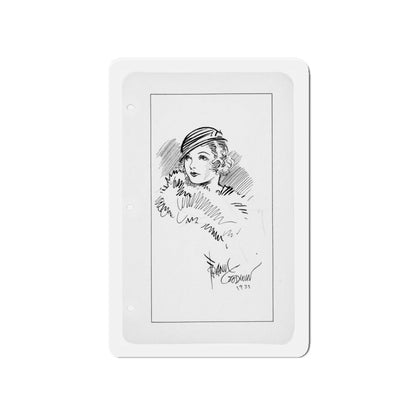 Connie Illustration (1933) (Magazine Illustration) Refrigerator Magnet-4" x 4"-The Sticker Space