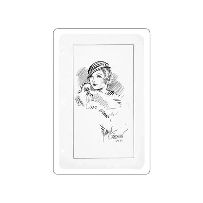 Connie Illustration (1933) (Magazine Illustration) STICKER Vinyl Die-Cut Decal White Die-Cut 3 Inch - The Sticker Space