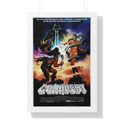 CONQUEST 1983 - Framed Movie Poster - The Sticker Space