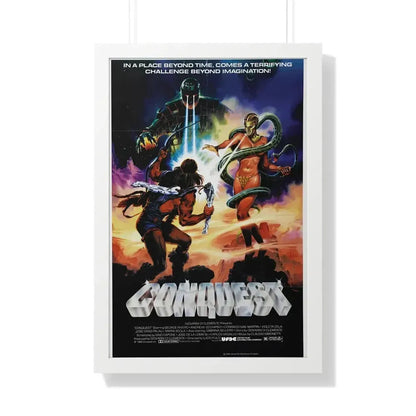 CONQUEST 1983 - Framed Movie Poster - The Sticker Space