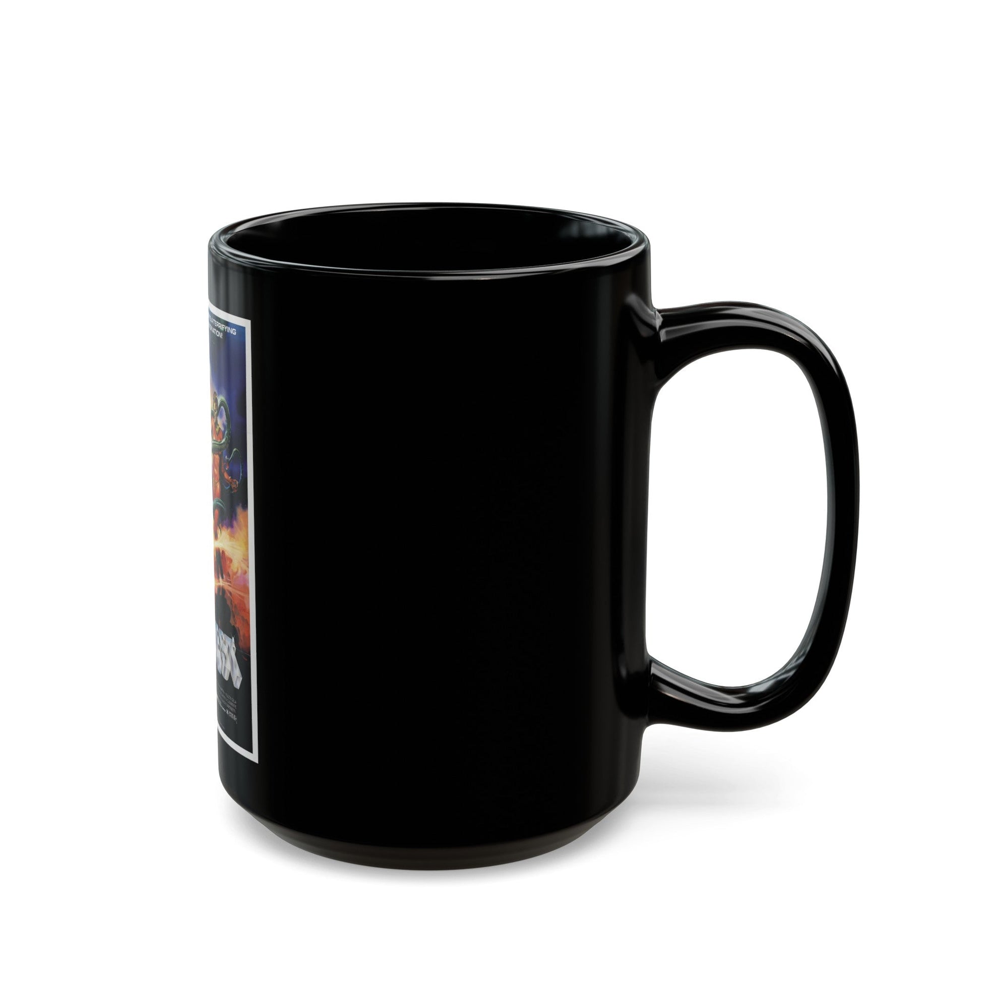 CONQUEST 1983 Movie Poster - Black Coffee Mug-The Sticker Space