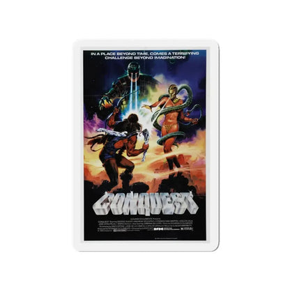 CONQUEST 1983 Movie Poster - Refrigerator Magnet 3 Inch - The Sticker Space