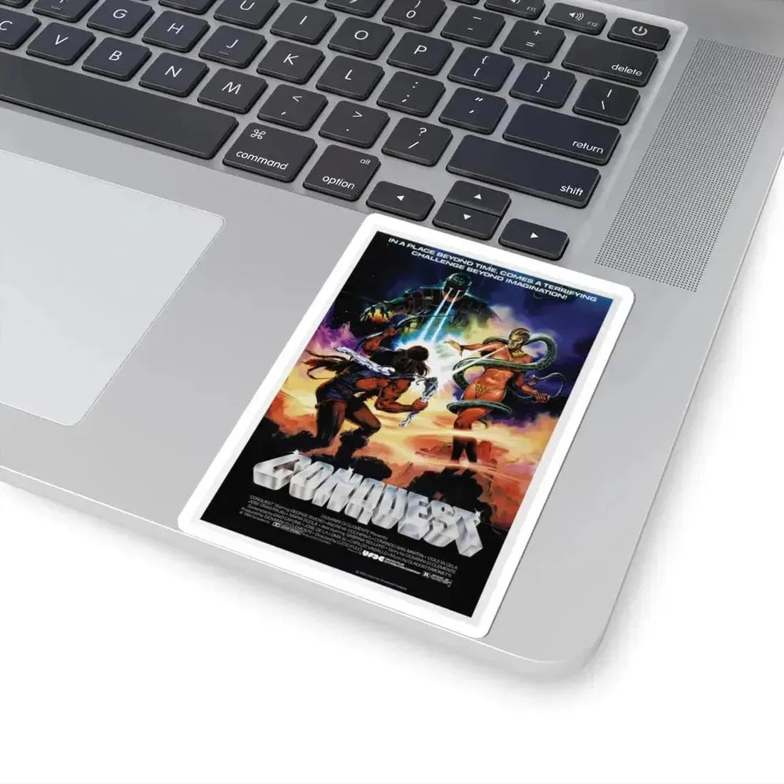 CONQUEST 1983 Movie Poster - STICKER Vinyl Kiss-Cut Decal - The Sticker Space