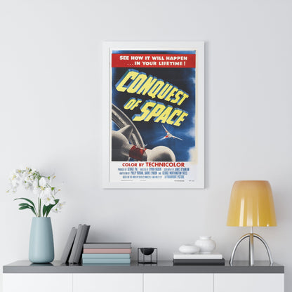 CONQUEST OF SPACE 1955 - Framed Movie Poster-The Sticker Space