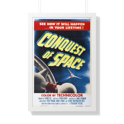 CONQUEST OF SPACE 1955 - Framed Movie Poster-20" x 30"-The Sticker Space