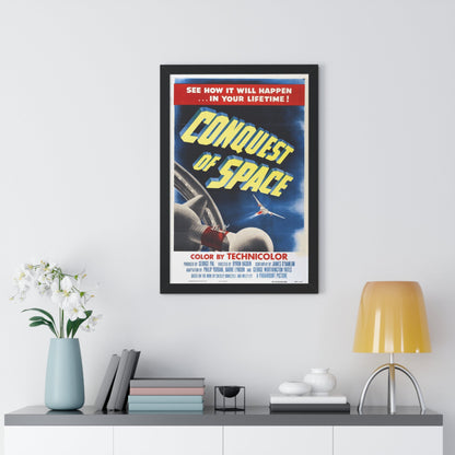 CONQUEST OF SPACE 1955 - Framed Movie Poster-The Sticker Space