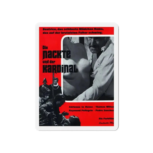 CONSPIRACY OF TORTURE 1969 Movie Poster - Refrigerator Magnet 6 Inch - The Sticker Space