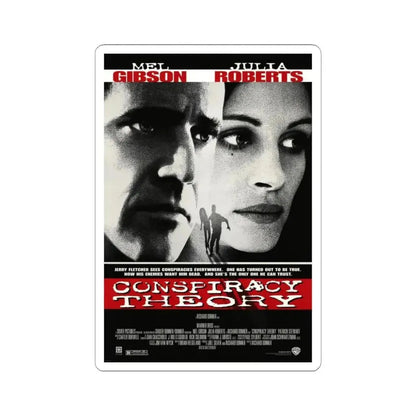 Conspiracy Theory 1997 Movie Poster - STICKER Vinyl Kiss-Cut Decal 6 Inch White - The Sticker Space