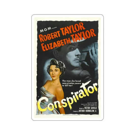 Conspirator 1950 Movie Poster STICKER Vinyl Die-Cut Decal 6 Inch - The Sticker Space